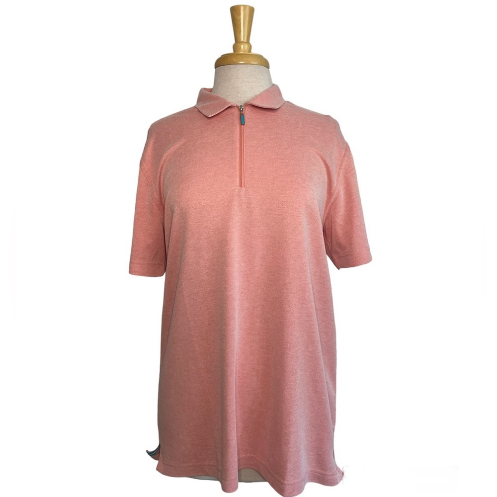 Tori Richard Half Zip Polo M